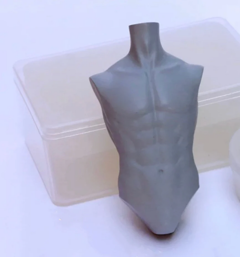 body men / silicon mold for doll