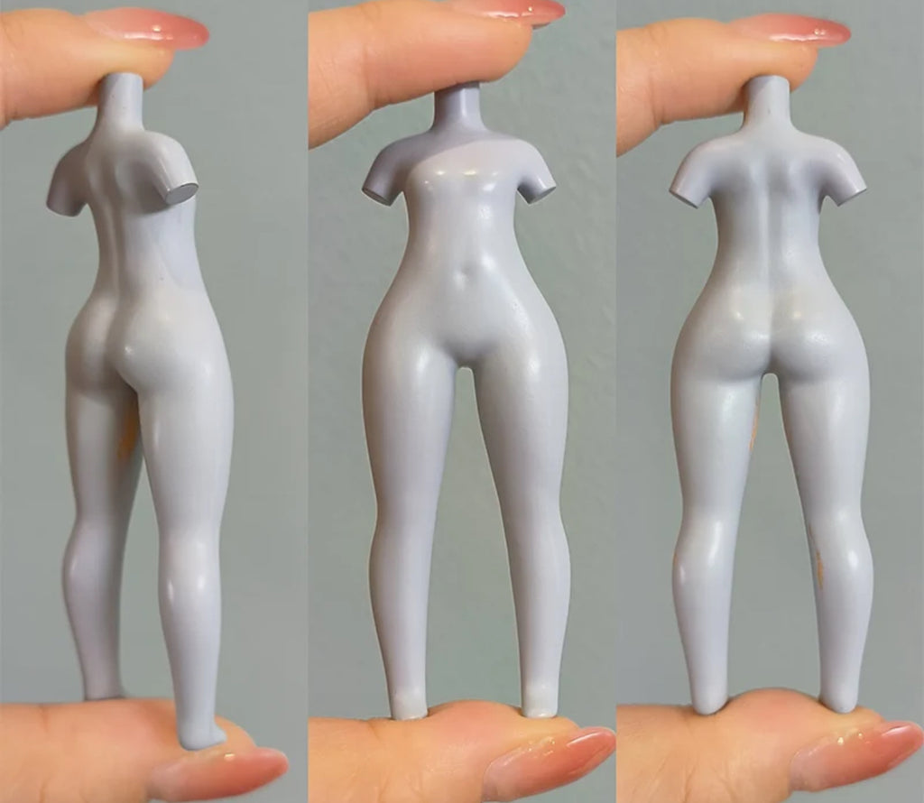 body  for chibi  / silicon mold for doll 8cm